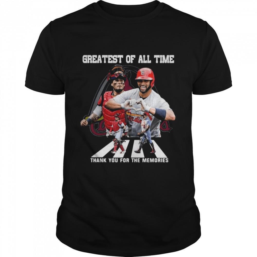 St Louis Cardinals Molina And Pujols Greatest Of All Time Abbey Road Shirt